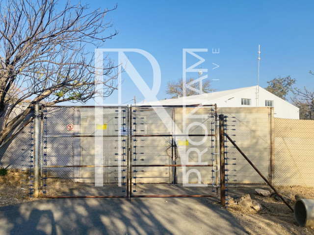 Entrance to the buildings
