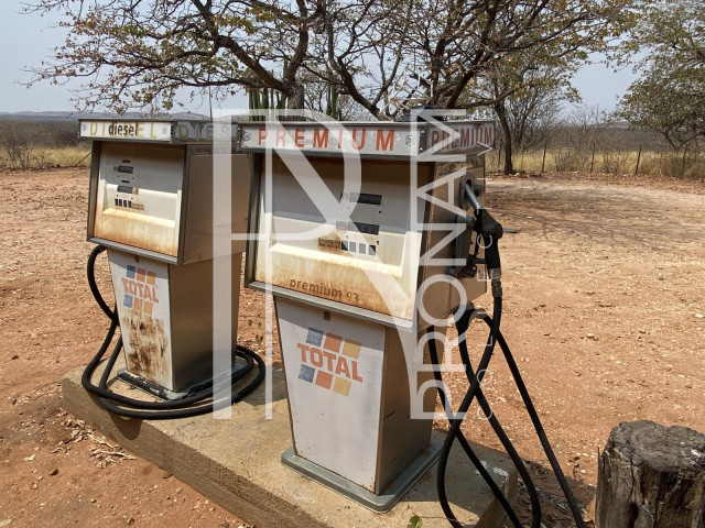 A petrol station comes with the farm as well inklusive hugh underground tanks