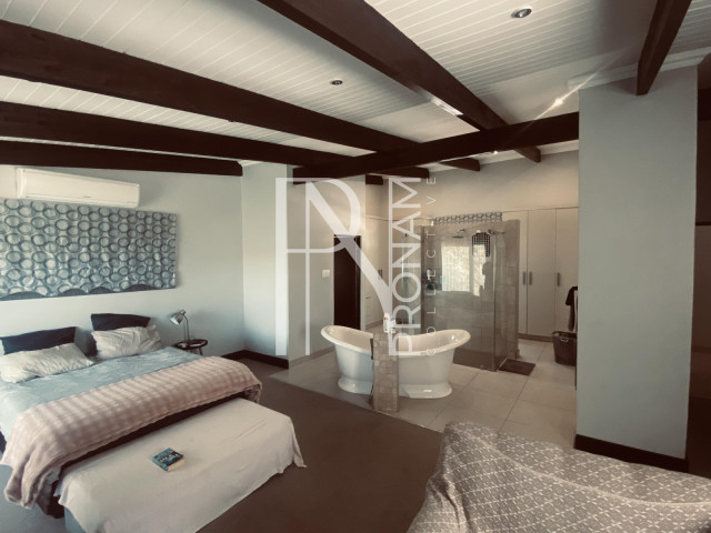 The master bedroom