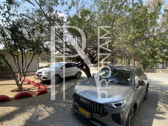 Main parking area