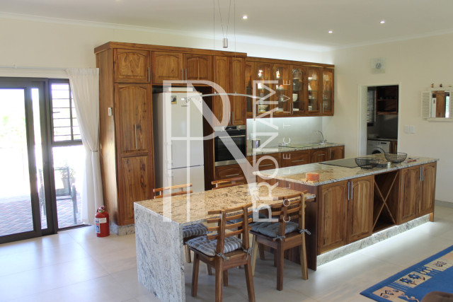 A special custom made open plan kitchen with a lot of special features